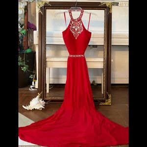 Red sequin dress new w/tags